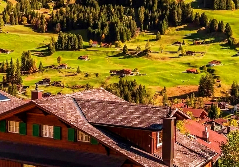 西瓦的装饰效果古典典雅